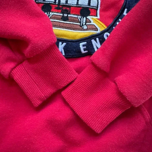 Thomas & Friends Toddler Boy Red Hoodie Embroidered Limited 2006 Size 5-6 - Picture 7 of 9